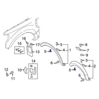 Ford OE - Fender Flare Clip