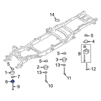 Ford OE - Lower Body Mount Cushion