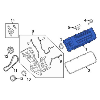 Ford OE - Left Engine Valve Cover