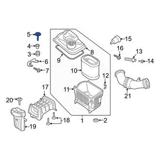 Ford OE - Left Folding Seat Lock Striker Bolt