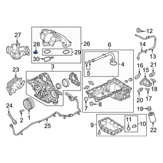Ford OE - Upper Engine Intake Manifold Gasket