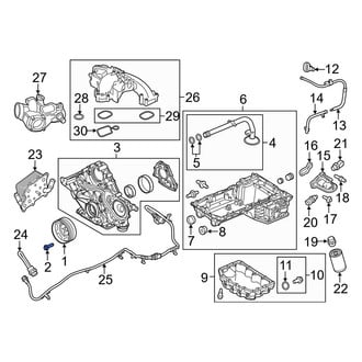 Ford OE - Engine Crankshaft Pulley Bolt