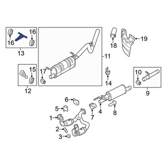 Ford OE - Exhaust System Hanger Bracket