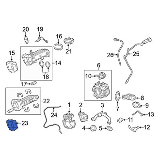 Ford OE - Exhaust Gas Recirculation (EGR) Cooler Gasket