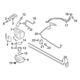 Ford OE - Fuel Tank Shield Clip