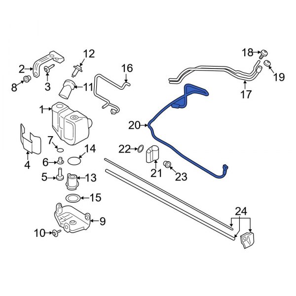 Diesel Exhaust Fluid (DEF) Injector Feed Line