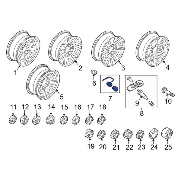 Wheel Lock Set