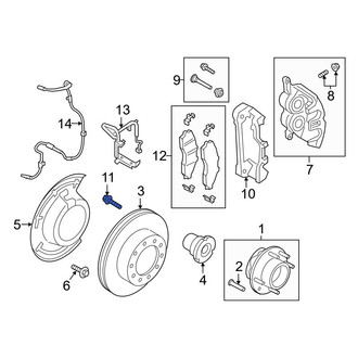 Ford OE - Rear Disc Brake Pad Set