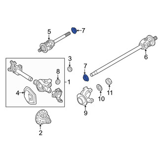 Ford OE - Drive Axle Shaft Seal