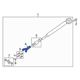 Ford OE - Drive Shaft Slip Yoke