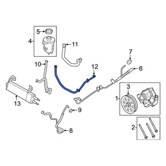 Ford OE - Upper Brake Hydraulic Hose