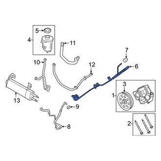 Ford OE - Power Steering Pressure Hose