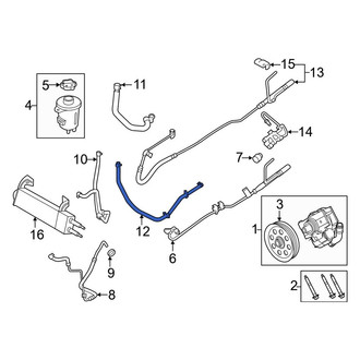 Ford OE - Power Steering Return Hose
