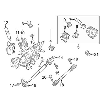 Ford OE - Steering Column Assembly (Power Adjust), (Crew Cab)