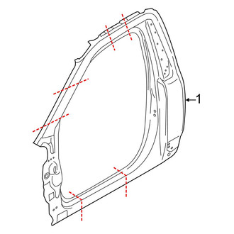 Ford OE - Cab - Aperture Panel (Regular Cab), (Regular Cab)