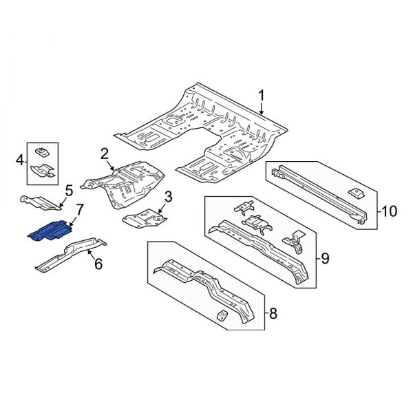 Floor Pan Reinforcement Brace