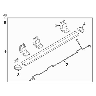Ford OE - Cab - Running Board (Production, Type 2, Illuminated), (Regular Cab)