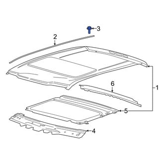 Ford OE - Roof Panel Bolt