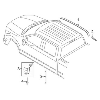 Ford OE - Cab - Exterior Trim (SuperCab)