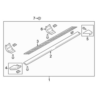 Ford OE - Cab - Running Board (Production, Type 2), (SuperCab)