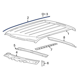 Ford OE - Left Roof Panel Bracket