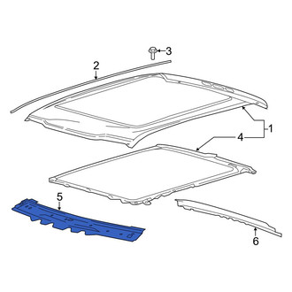 Ford OE - Front Roof Header Panel