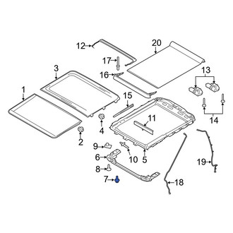 Ford OE - Sunroof Reinforcement Bolt