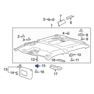 Ford OE - Right Sun Visor Holder