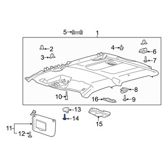 Ford OE - Instrument Panel Bezel Screw