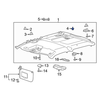 Ford OE - Sun Visor Nut