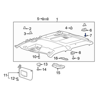 Ford OE - Sun Visor Holder Screw