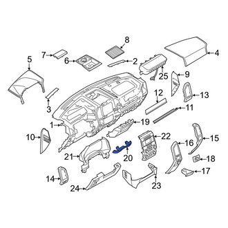 Ford OE - Center Instrument Panel Trim Panel