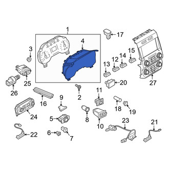 Ford OE - Instrument Panel Lens