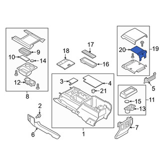 Ford OE - Console Hinge