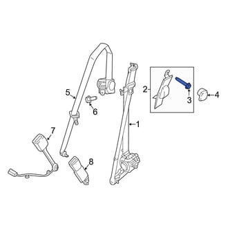 Ford OE - Seat Belt Height Adjuster Bolt