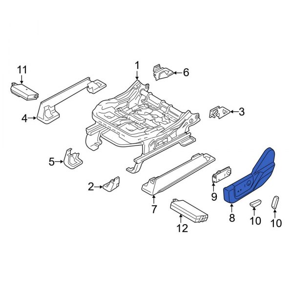 Seat Frame Trim Panel