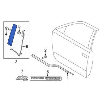 Ford OE - Front Left Door Applique