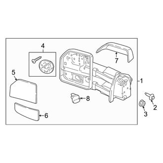 Ford OE - Front Door - Outside Mirrors (Manual Manual Telescoping)