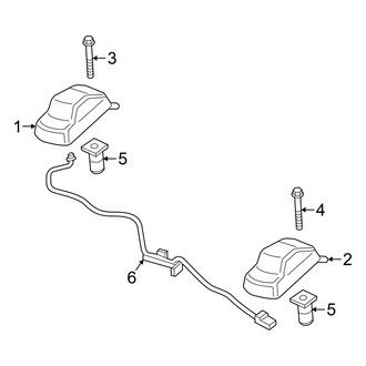 Ford OE - Cab - Roof Lamps (King Ranch / Lariat / Platinum / XLT Crew Cab)