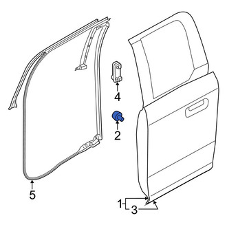 Ford OE - Front Hood Stop Buffer