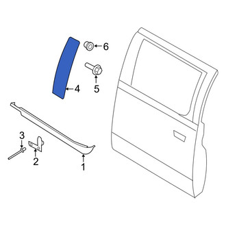 Ford OE - Front Left Door Applique