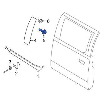 Ford OE - Door Applique Screw