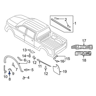 Ford OE - Wheel Arch Flare Bolt