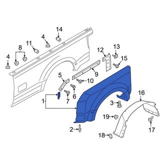 Ford OE - Rear Right Fender