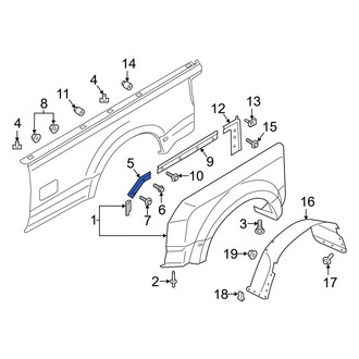 Ford OE - Front Left Fender Bracket