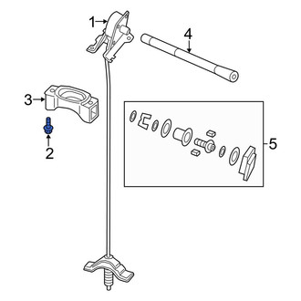 Ford OE - Spare Tire Carrier Winch Bolt