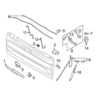 Ford OE - Door Shell Nut