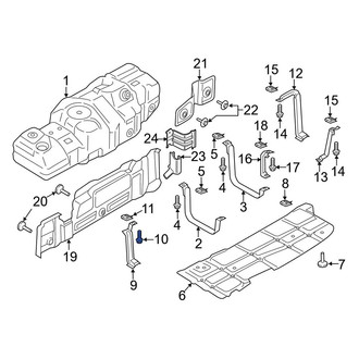 Ford OE - Fuel Tank Skid Plate Bolt