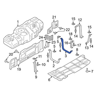 Ford OE - Rear Fuel Tank Strap