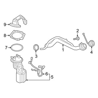 Ford OE - Fuel System Components (Filler & Pump), (Crew Cab 6.7L)